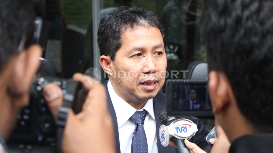 Joko Driyono sewaktu menjabat sebagai CEO PT Liga Indonesia. Copyright: © Herry Ibrahim/INDOSPORT
